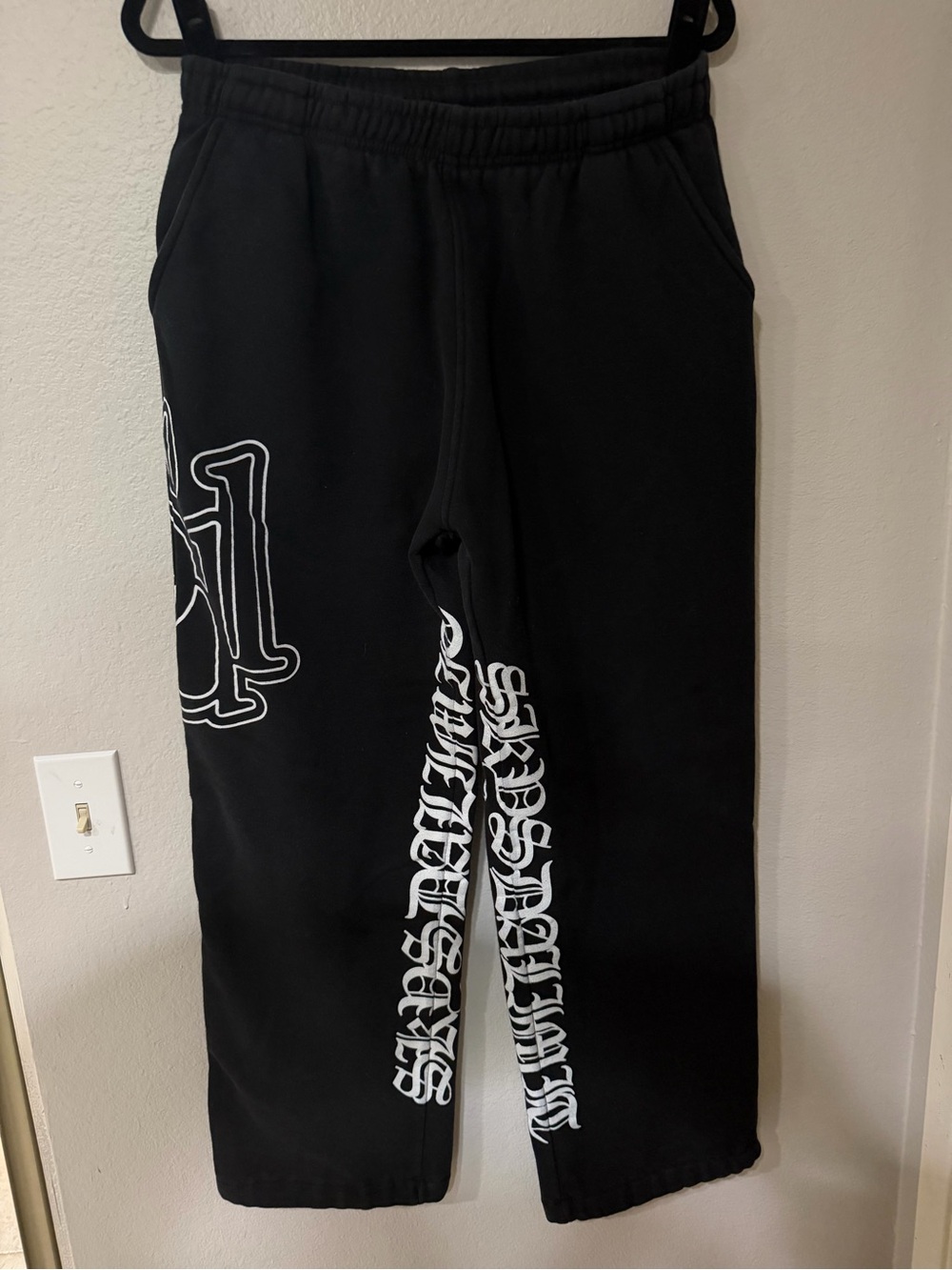 SDL - Chrome Hearts - Mens Pants Sweatpants Joggers - Medium - Black